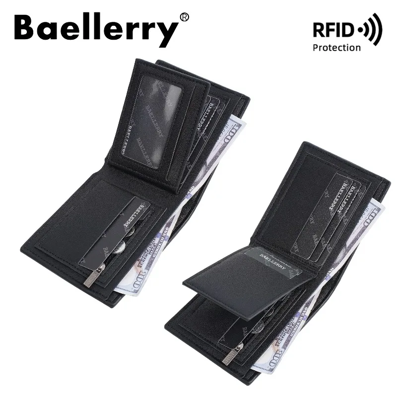 Cartera delgada Baellerry RFID